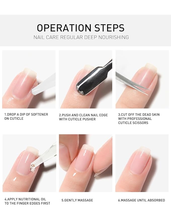 beautilux Cuticle Oil, 25ml Nail Oil for Growth and Strength Nails, 0.88 fl oz (CO-ML000)