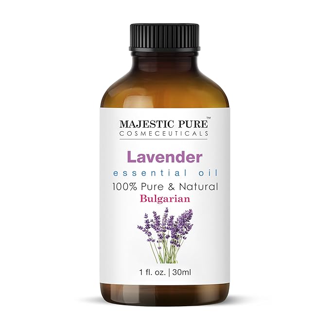 MAJESTIC PURE Lavender Essential Oil | 100% Pure and Natural | Premium Grade Essential Oils for Hair Care, Home Diffusers, Skin, Aromatherapy, Massage and Humidifiers | 1 Fl Oz