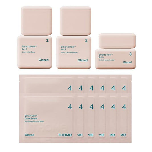 THOME G-Peel Program (12 Sheets) | 4-Step Gentle Peeling for All Skin Types, Sensitive & Dry Skin | Perfect Routine to address fine wrinkles, lines, and hyperpigmentation