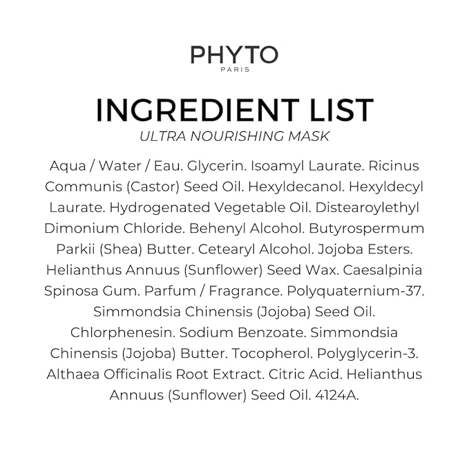 PHYTO NOURISHMENT Ultra-nourishing Mask with Jojoba Oil, For Dry Hair, Hydrating, Moisturizing Mask, 6.76 fl. oz.