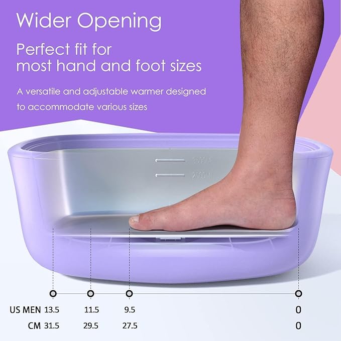 Paraffin Wax Machine for Hands and Feet - Paraffin Bath for Hand and Foot Therapy & Arthritis - Quick Heating 4000ml Paraffin Wax Warmer Kit with Wax Refills