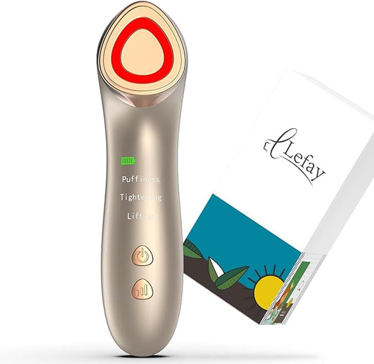 Lefay Face Skin Tightening Machine - Radio Frequency Anti-Aging Device Microcurrent Face Massager Lifting, Firming, Toning, Wrinkles Reduction De-Puffiness for Facial and Neck