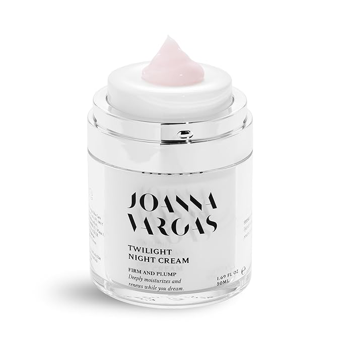 Joanna Vargas Twilight Night Cream Face Moisturizer for Women - Anti Aging Face Cream with Epidermal Growth Factors - Face & Neck Tightening Cream for Aging Skin - Plumping Night Cream with Botanicals
