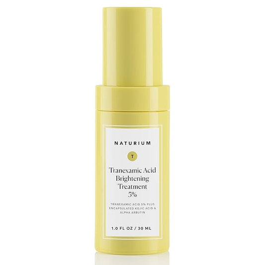 Naturium Multi-Bright Tranexamic Acid Treatment 5%, Skin Care with Encapsulated Kojic Acid & Alpha Arbutin, 1 Fl Oz