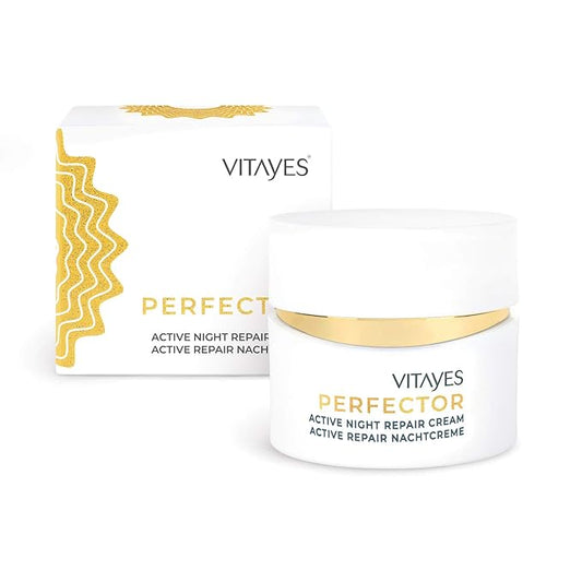 VITAYES Moisturizing Night Cream for Face with Vitamin C for Dark Spots, Fine Lines, Wrinkles, Even Tone and Acne Scar Removal, Hydrating & Brightening Skin for Women and Men