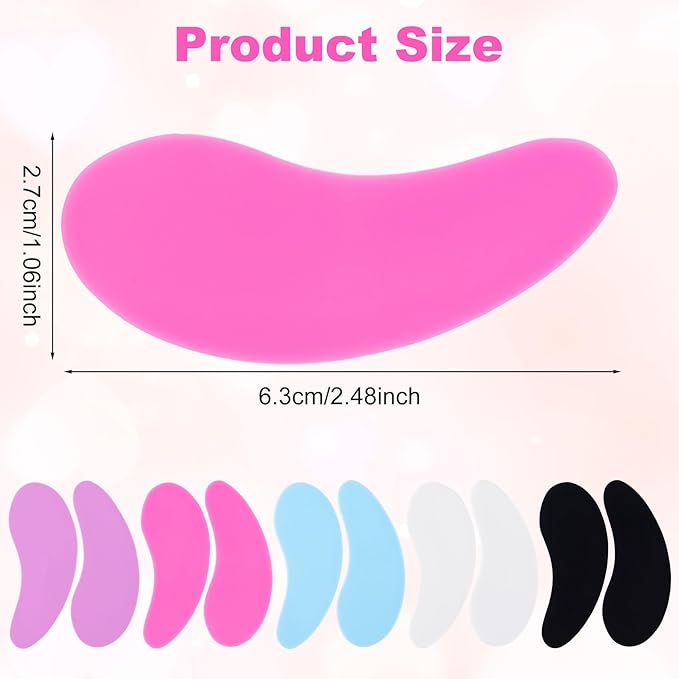 Joez Wonderful Under Eye Patches 5 Pairs, Silicone Reusable Eye Patches, Under Eye Mask for Skin Care Effect to Reduce Wrinkles and Fine Lines