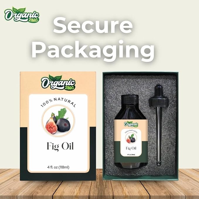 Fig (Ficus carica) Oil | Pure & Natural Carrier Oil for Skincare, Hair Care, Aroma & Diffuser - 118ml/4 fl oz