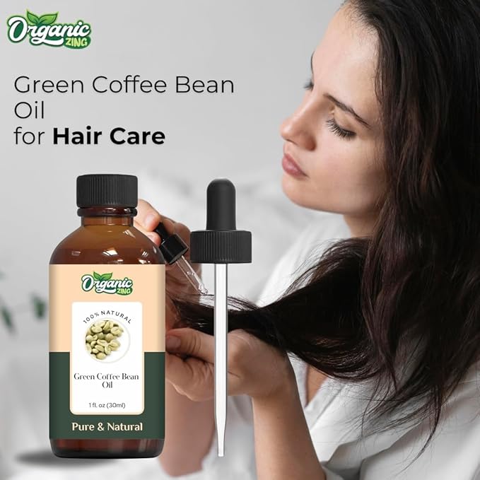 Green Coffee Bean (Coffea Arabica.) Oil | Pure & Natural Carrier Oil for Skincare, Hair Care & Massage- 30ml/1.01fl oz