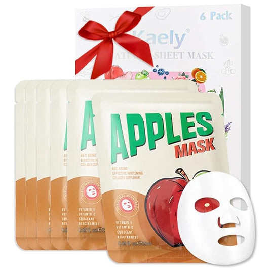 Face Sheet Mask Skincare,Hydrating Spa Face Mask For Sensitive Skin,Moisturize,Nourish for All Skin Types,Natural Skin Care Spa Face Mask for Women Men Girls,Pack of 6