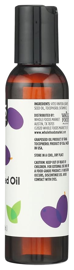 365 by Whole Foods Market, Oil Grapeseed, 4 Fl Oz