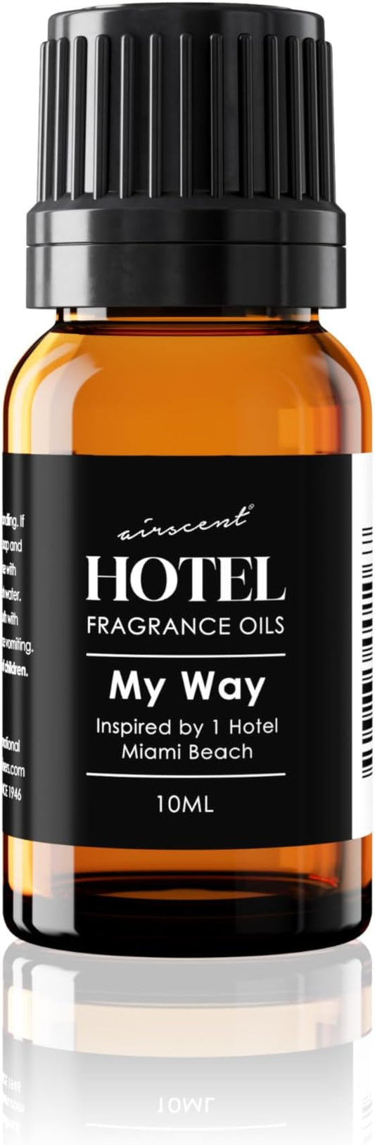 AirScent My Way Diffuser Oil Inspired by The 1 Hotel Miami Scent - Premium My Way Fragrance Oil Blend for Ultrasonic and Waterless Diffusers and Crafting - 10 mL, 0.34 fl oz Glass Dropper Bottle
