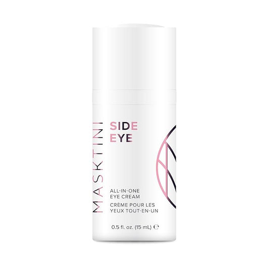 Side Eye All-in-One Eye Cream, 0.5 ounce - Face Moisturizer - with Apple and Green Tea Extracts - Collagen Boosting - Eye Cream for Puffiness