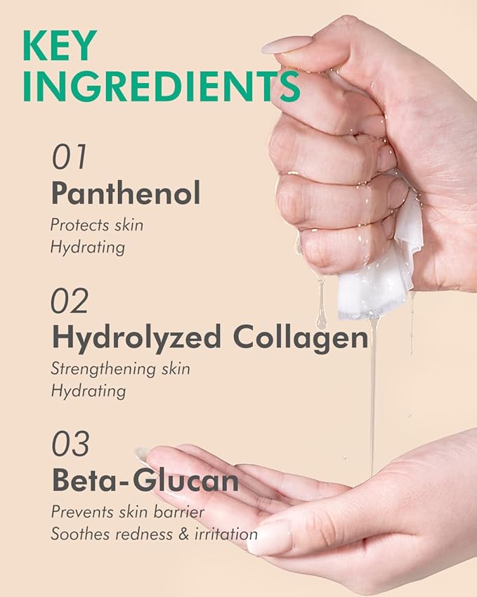 DERMAL Green Tea Collagen Essence Facial Mask Sheet 23g Pack of 10 - Hydrating and Soothing for Sensitive Oily Skin, Revitalize Dull Skin, Daily Skin Treatment Solution Sheet Mask