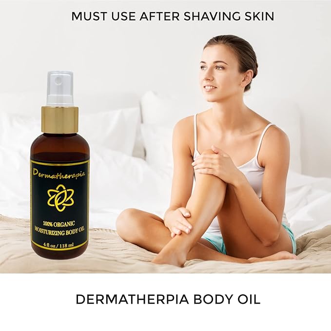 100% Organic Luxury Body Oil, Hair Oil, and Face Oil -Smoothing for Aging Skin, Scalp, and Problem Skin. Ultra Moisturizing and Delivers Nutrients to Promote Soft Skin and Silky Hair. Absorbs Quickly