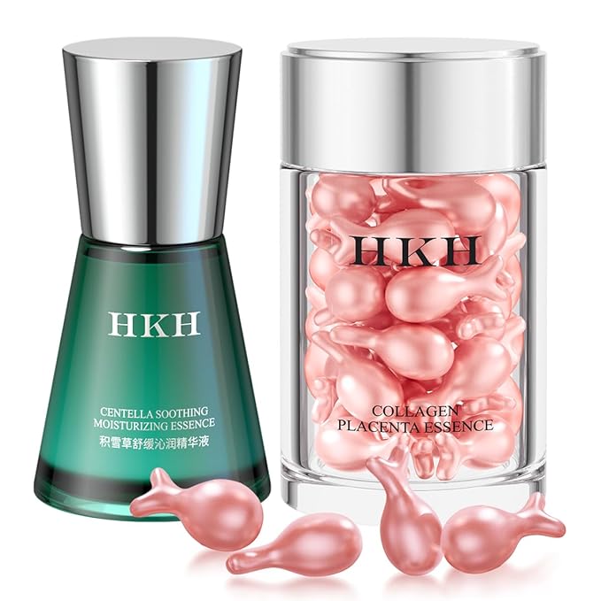 Pro-Retinol Serum For Face Anti-Aging Wrinkle 48 Capsules + Madagascar Centella Ampoule Serum