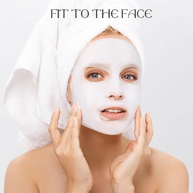 Ideal Swan 4 Pack Reusable Silicon Anti Mask - Wrinkle Silicone Face Mask Holder, Moisturizing Facial Mask Cover, Prevent Evaporation, Beauty Face Tool