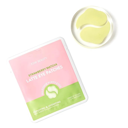 ESW Beauty Strawberry Matcha Latte Depuffing & Hydrating Eye Patches