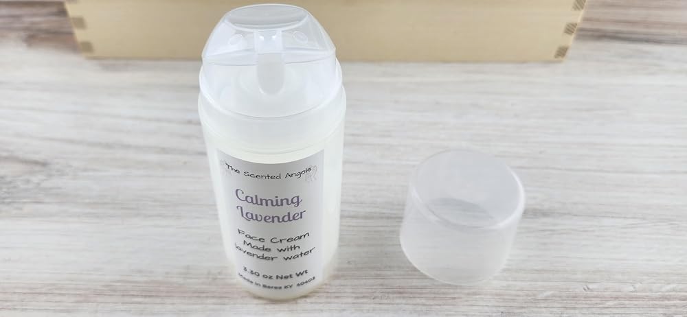 TSA Handmade Face and Body Cream, Moisturizer, Day and Night, Hydrate, Dry Skin, Sensitive, All Natural, Skin Care, Spa, Woman, Men, Calming Lavender