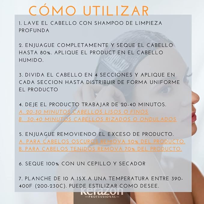 KERAZON Brazilian Hair BTX Treatment mask 32oz 946ml provides repair for damaged, dry, smoothing. New packaging, original formula. Salon size