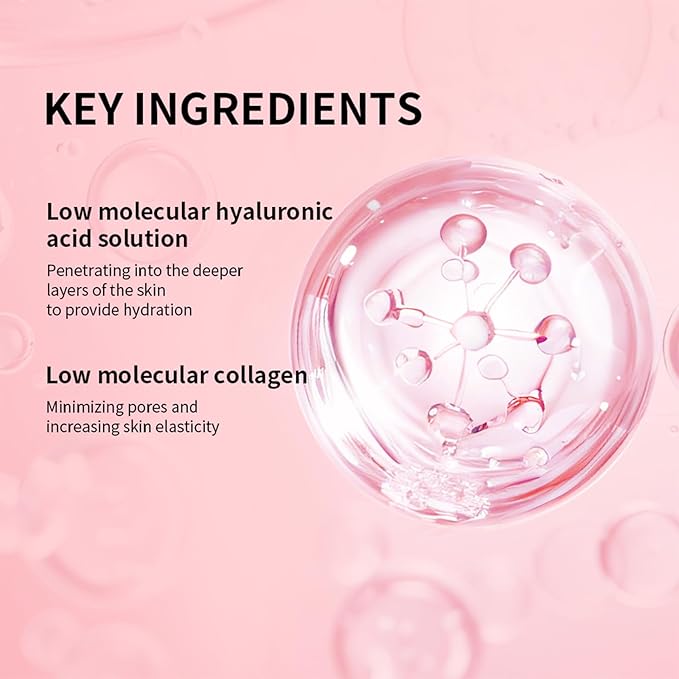 NICEFACE Bio-Collagen Deep Hydrating Face Mask with Hyaluronic Acid - Overnight Hydrogel Mask for Firming, Elasticity & Pore Minimizing - Korean Skincare Facial Treatment, 34g x4ea