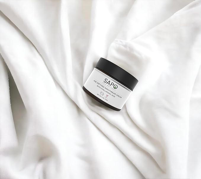 Night Cream for Face with Niacinamide, Hyaluronic Acid and Lavender Oil - Hydrating & Moisturizing Anti-Aging Facial Moisturizer