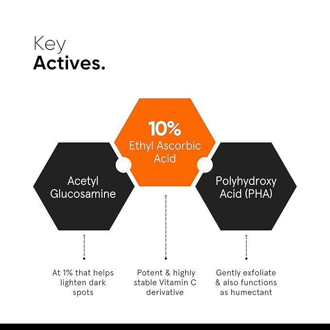 Minimalist 10% Vitamin C Serum for Brightening | Improves Hydration | For All Skin Types | For Women & Men | 1 Fl Oz / 30 ml