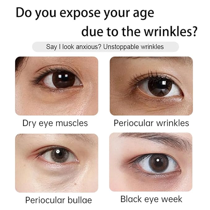 Facial Hydrogel Wrinkle Patches for Under Eye, Reusable Beauty Care Gel Pads, Help Minimize Crow's Feet, Bags, Puffiness, and Fine Lines (eye-3 Pairs)