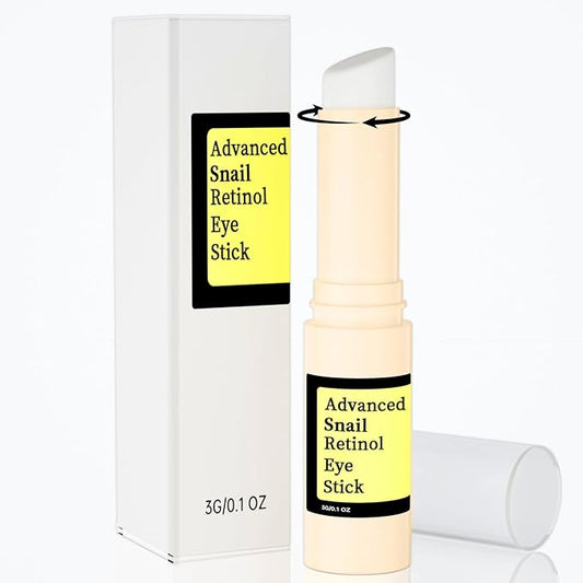 Anti Aging Eye Cream For Dark Circles, Advanced Snail Retinol Eye Stick, 1 PCS Under Eye Cream For Puffiness & Bags, Reduce Wrinkles, Fine Lines, Moisturizating Skin.