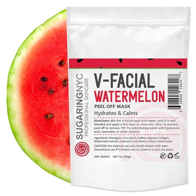 Sugaring NYC Vajacial Mask Watermelon with Watermelon Seeds V-Facial 7oz 200g