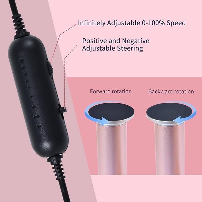 4.8IN Longer Electric Foot Callus Remover with 120pcs Sandpaper Discs, Professional Aluminum Callus Remover for Feet, Stepless Speed Control Pedicure Tools for Dead Skin