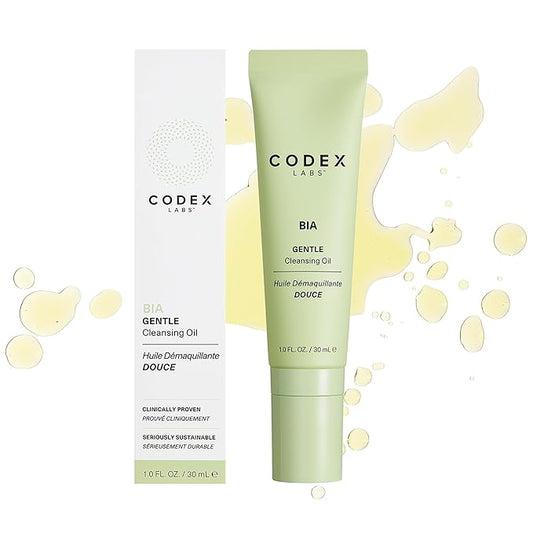 Codex Labs Bia Gentle Cleansing Oil 2.0 - Makeup Remover for Waterproof & Oil-Based Makeup - For Dry, Sensitive Skin, All Skin Types - With Ceramides & Vitamin E - Cruelty-Free, Vegan Skincare (30ml)