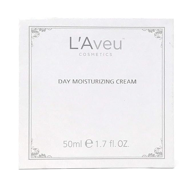 L'Aveu Day Moisturizing Cream - Anti-Aging Face Moisturizer with Dead Sea Salt & Water - Natural Hydrating Beauty Formula for Glowing Skin with Vitamin E, Jojoba, Olive Oil & Aloe Vera - 1.7 fl oz