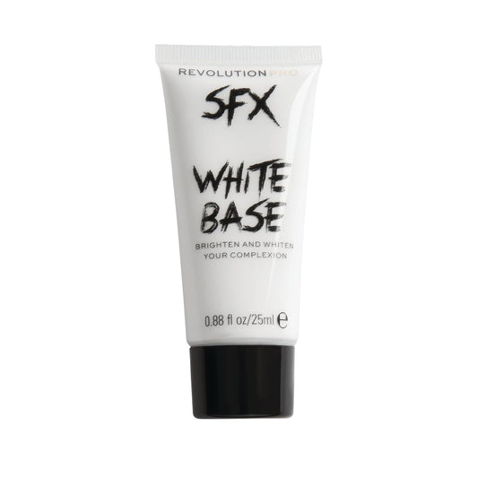 Revolution, Creator SFX White Base Matte Foundation, Special Effects Halloween Face & Body Costume Makeup, Vegan & Cruelty-Free