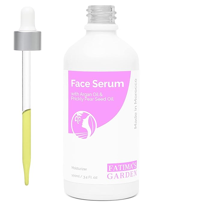 Fatima's Garden Face Serum - With Argan & Prickly Pear, Anti-Aging, 100ml