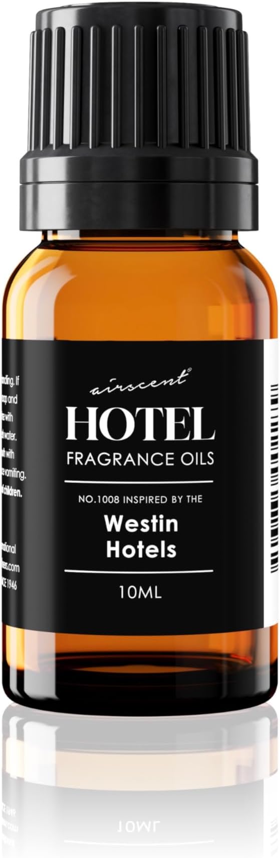 AirScent Hotel Diffuser Oil Inspired by The Westin Hotel Scent - Premium Fragrance Oil No. 1008 for Ultrasonic and Waterless Diffusers and Crafting - 10 mL, .34 fl oz Glass Dropper Bottle