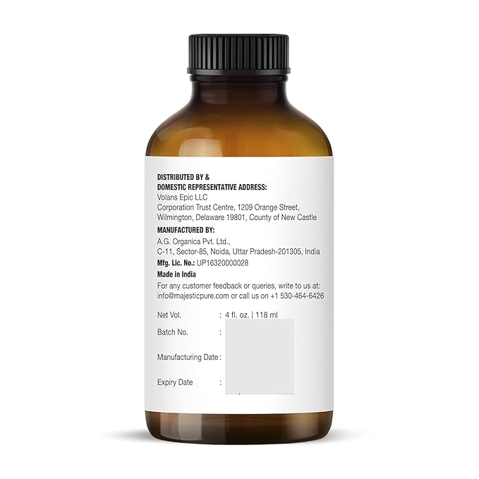 MAJESTIC PURE Lemongrass Essential Oil | 100% Pure and Natural Oil | Premium Grade Essential Oils for Hair Care, Home Diffusers, Skin, Aromatherapy, Massage and Humidifiers | 4 Fl Oz (Pack of 2)