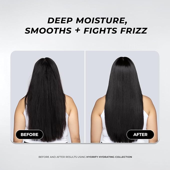 XMONDO Hydrify Ultra Hydrating Mask - Deep Conditioning Treatment for Dry, Damaged Hair, Intense Moisture with Hyaluronic Acid, Shea Butter, and Our Signature 6 Oil Blend 7.95 fl. oz.,