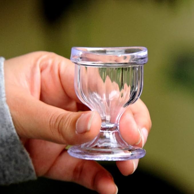 Ancient Impex Eye Wash Cup Set Of 2 - Soothing Relief From Allergens, Irritants, Makeup, Dust, Dry Eyes