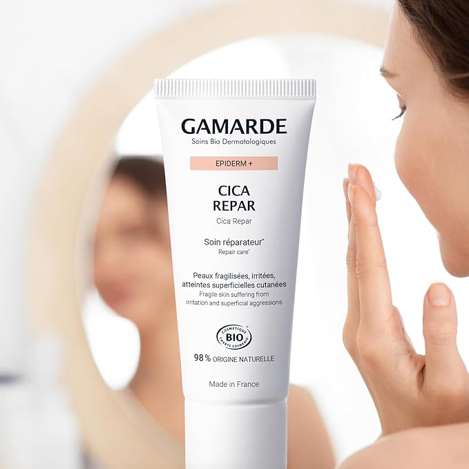 Cica Repair - Natural Origin Face Moisturizer - Fragrance-Free for Fragile and Damaged Skin - for Adults and Children 3 Plus - 1.41 oz