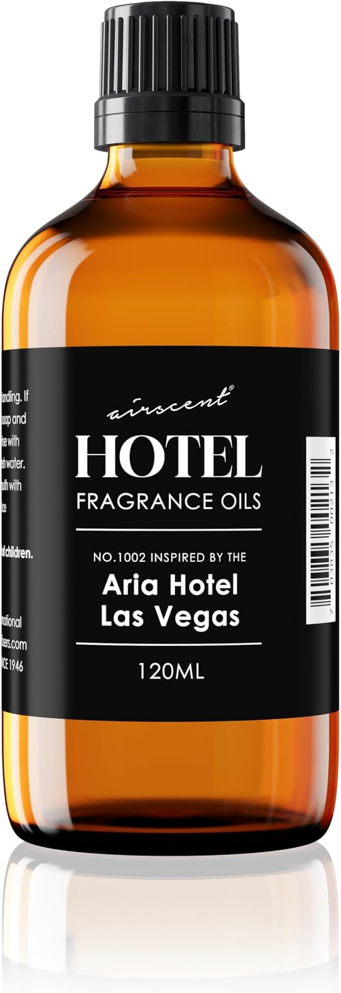 AirScent Hotel Diffuser Oil Inspired by Aria Hotel's Asian Garden Scent - Premium Fragrance Oil No. 1003 for Ultrasonic and Waterless Diffusers and Crafting - 120 mL, 4 fl oz Glass Bottle with Dropper