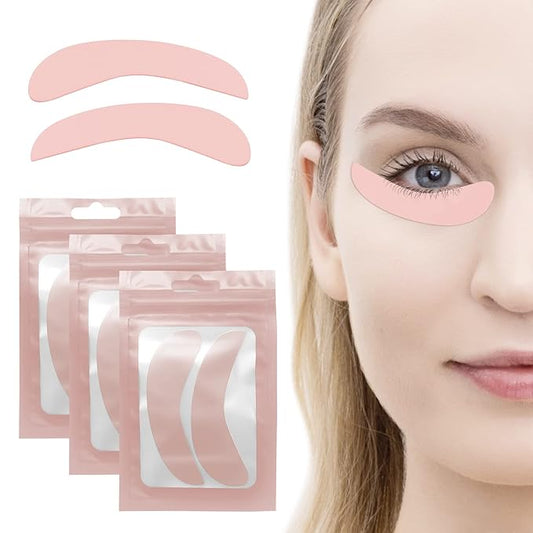 Libeauty Reusable Lash Extension eye pads 3 pairs Eyelash Lift/T-int Under Eye Gel Silicone Pads Patches Kit Soft and Skin-Friendly