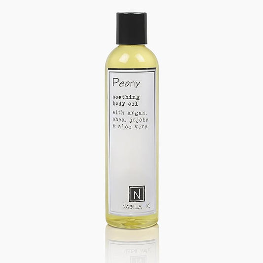 Peony Body Oil, 9 oz Moisturize & Nourish with Argan & Coconut Oil - Vitamin C Enriched - Naturally Derived, Vegan-Friendly