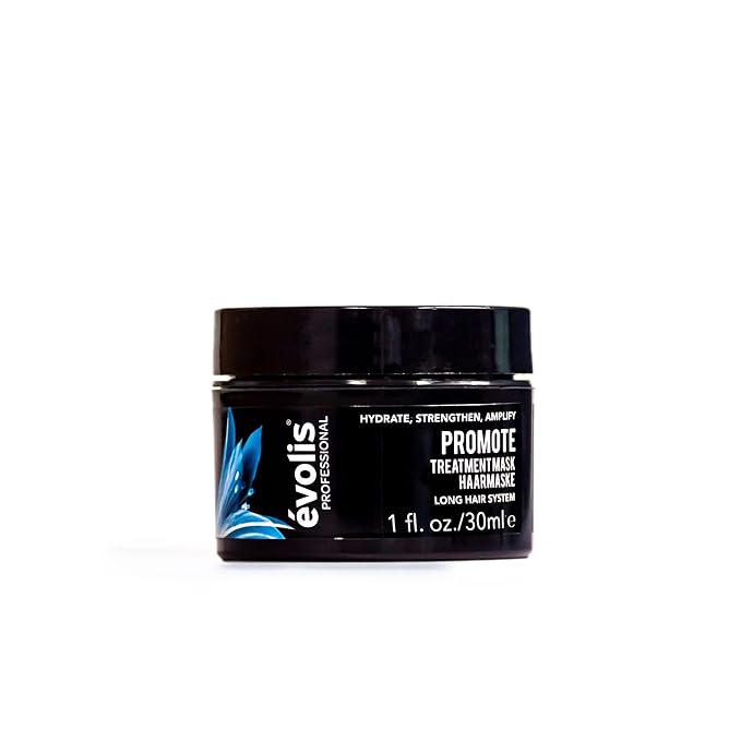 EVOLIS Promote Nourishing Treatment Mask - Deep Conditioning Hair Mask to Support Hair Growth - Hydrating Hair Mask for Dry, Damaged Hair - Travel Size (1 fl oz)