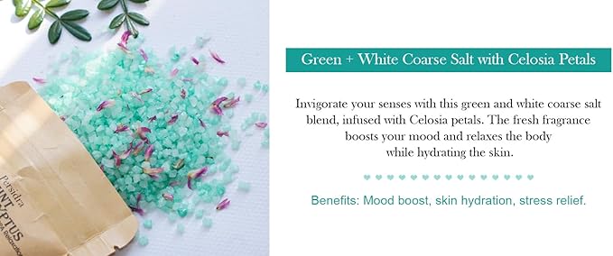 Bath Salts Gift Set 6-Pack - Relaxing Aromatherapy Spa Set for Women, 80g Self-Care Gifts for Mom, Mother's Day Birthday Gifts with Natural Sea Salts