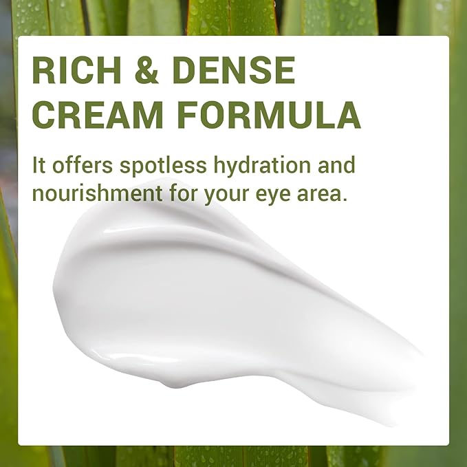 THESAEM Urban Eco Harakeke Deep Moisture Eye Cream 1.01oz. - Vegan Under Eye Cream with Harakeke Root Extract - Calms Puffiness - Reduces Fine Lines - Replenishes Vitality and Moisture of Tired Eyes