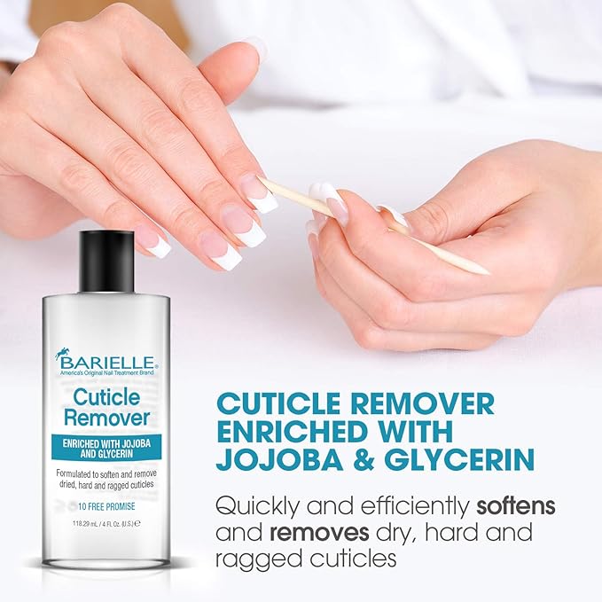 Barielle Cuticle Besties Nail & Cuticle Treatment 4-PC Set - Deluxe Nail Care & Cuticle Care Collection