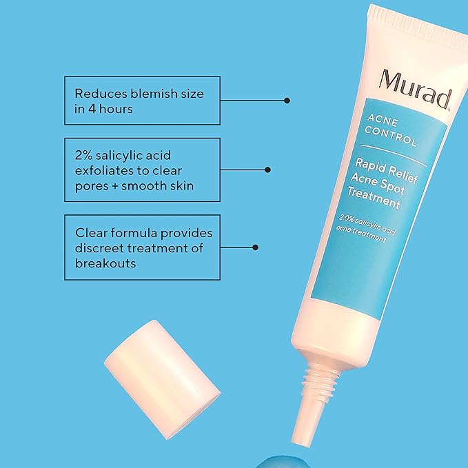 Murad Target Breakouts + Scars (3 Piece Value Set) - Acne Sulfur Mask, Acne Spot Treatment, Invisiscar Resurfacing Treatment - Facial Acne Regimen to Target and Minimize Acne Scars