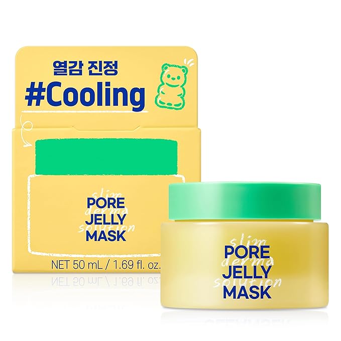 Lab.it Pore Tightening Cooling Face Mask | Collagen Jelly Mask for Sensitive Skin, Hydrating Wash-Off Cleanser, Soothing & Redness Relief, Gentle Exfoliation & Skin Firming (50g / 1.69 fl. oz.)
