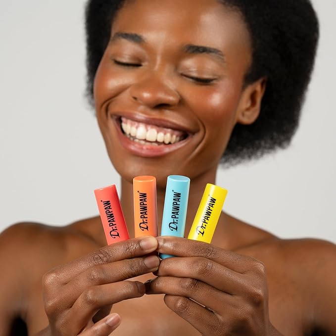 Coconut Lip Balm Set - Hydrating Lip Balm Moisturizer with Aloe Vera for Deep Nourishment - Castor Oil Enriched - 3 pc