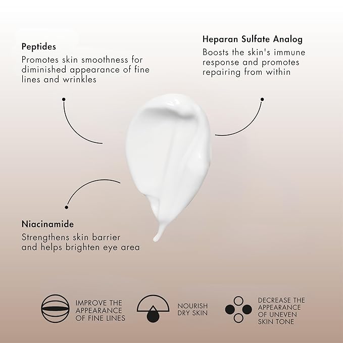 Senté Illuminé Eye Cream | Diminish Dark Circles, Discoloration, Redness, and Puffiness Around The Eyes | with Patented HSA, Niacinamide and Peptides | 0.5 Oz